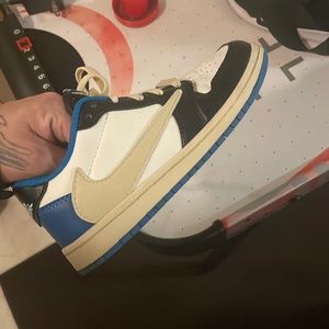 Custom 1.5 kids Travis Scott’s air jordan low 1’s